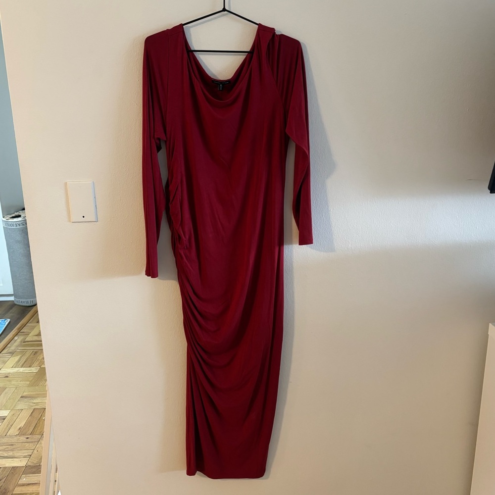 Universal Standard Deep Red Long Sleeve Dress